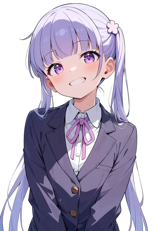 masterpiece, best quality, score_7, safe, suzukaze aoba, solo, upper body, simple background — by k3scat, made with ComfyUI